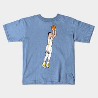 Steph Curry Jumper - Drawing Kids T-Shirt